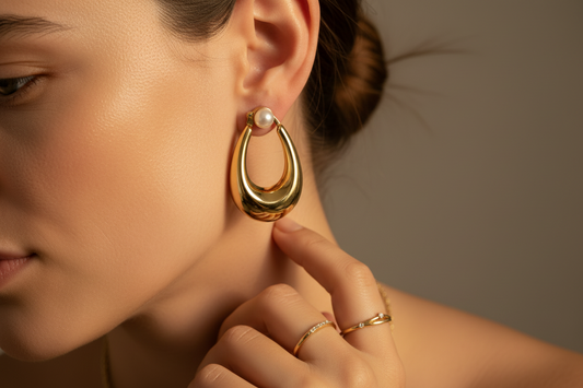 Pendientes Perla Majestuosa