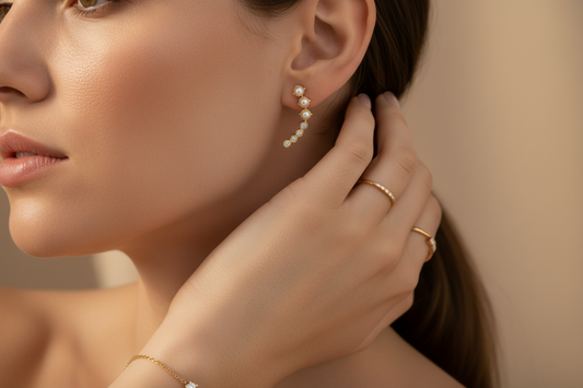 Pendientes Estela de Perlas