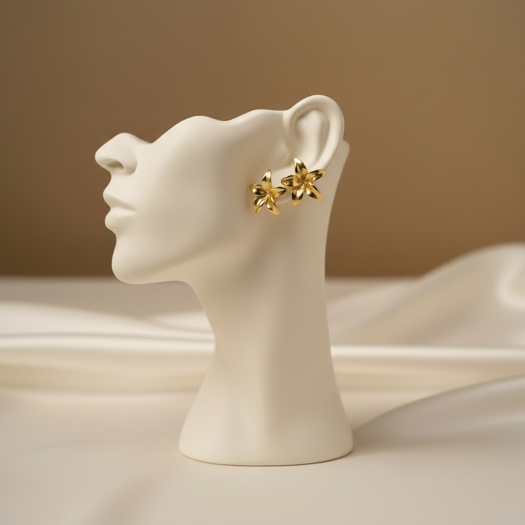 Pendientes Flor de Jade