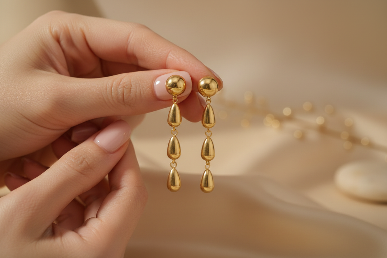 Pendientes Cascada Helio