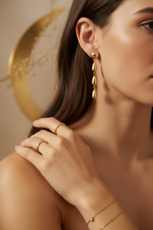 Pendientes Cascada Helio