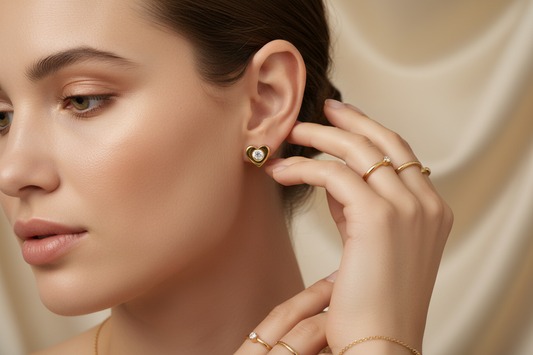 Pendientes Corazón Destello