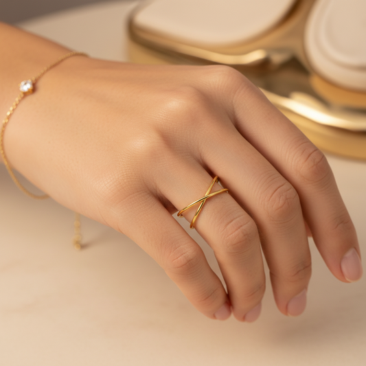 ANILLO CRUZADO