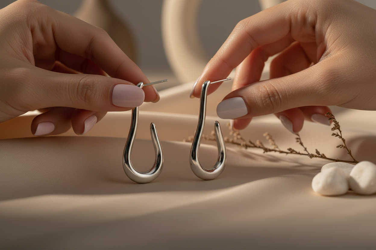 Pendientes Gota Mercurio
