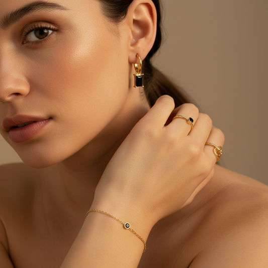 Pendientes Onix Nocturno