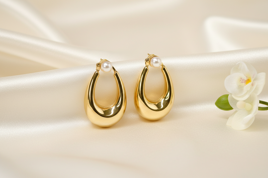 Pendientes Perla Majestuosa