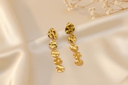 Pendientes Cascada Martillada
