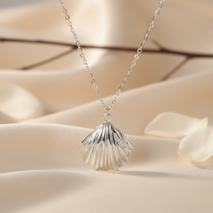 Collar Concha Dorada - Plata