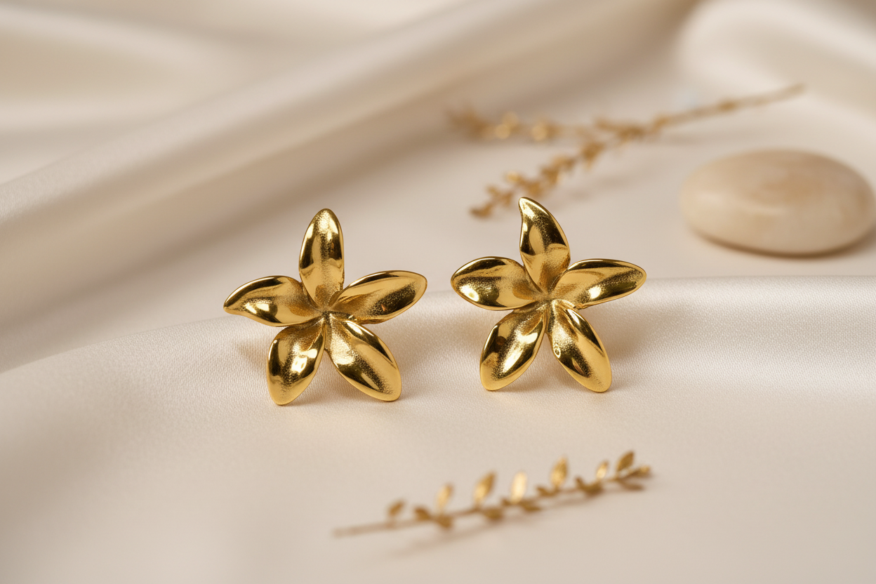 Pendientes Flor de Jade