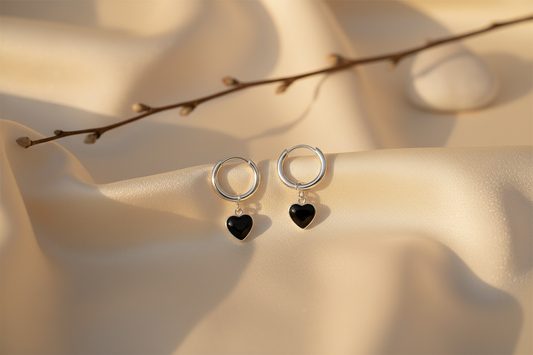 Pendientes Corazón Nocturno