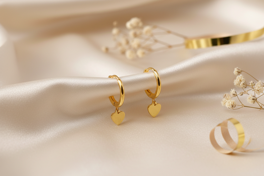 Pendientes Latido Dorado