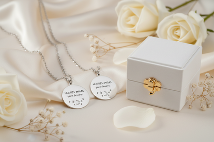 Collar Mejores Amigas Eterno – Un Lazo Para Siempre