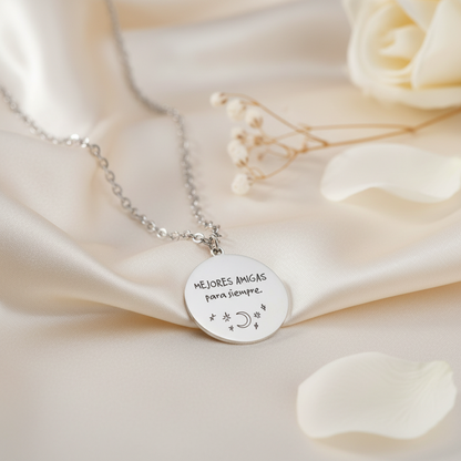 Collar Mejores Amigas Eterno – Un Lazo Para Siempre