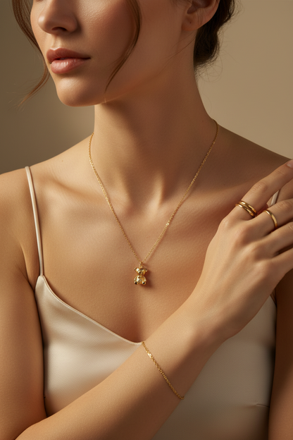 Collar Osito Celestial