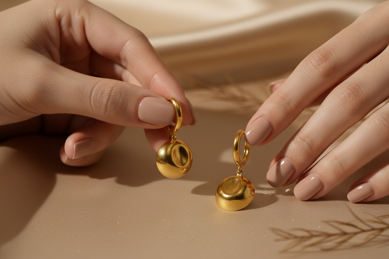 Pendientes Esfera Solar