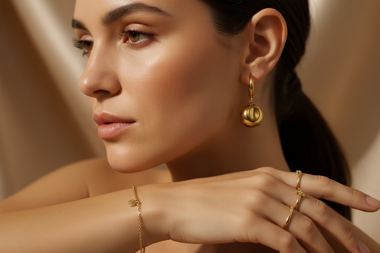 Pendientes Esfera Solar