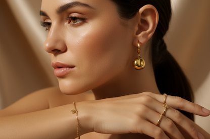 Pendientes Esfera Solar