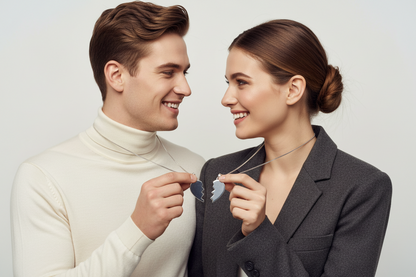 COLLAR DOS MITADES, UN CORAZÓN 💝