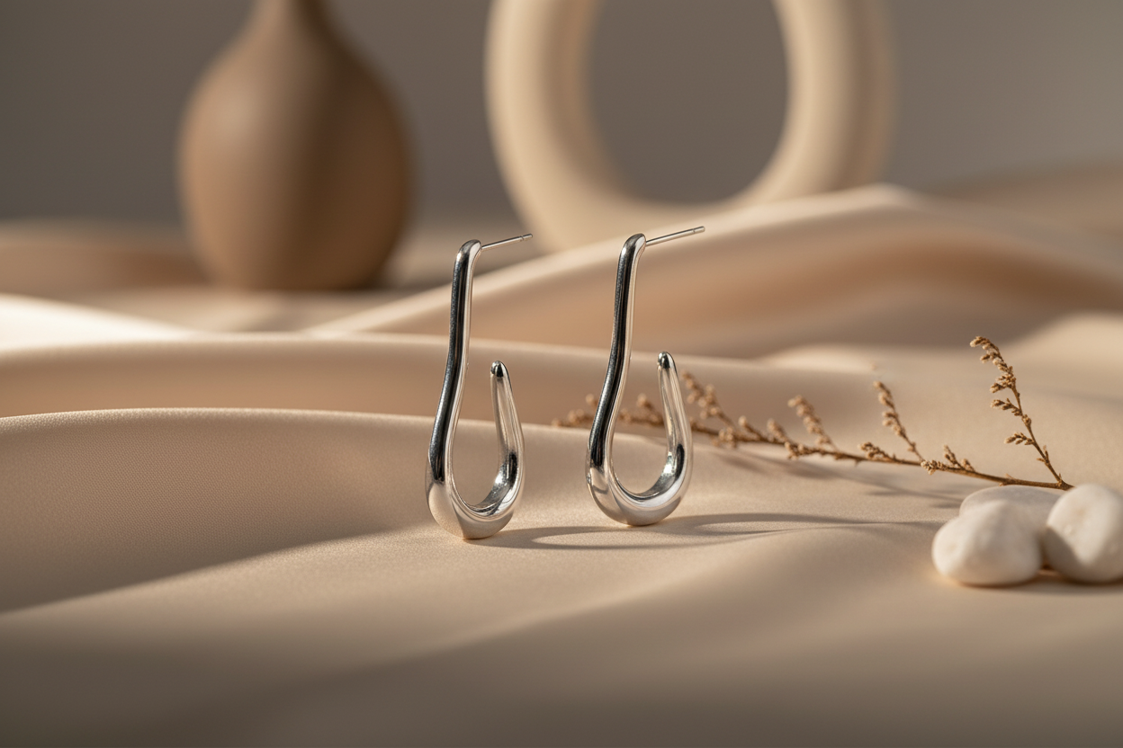 Pendientes Gota Mercurio