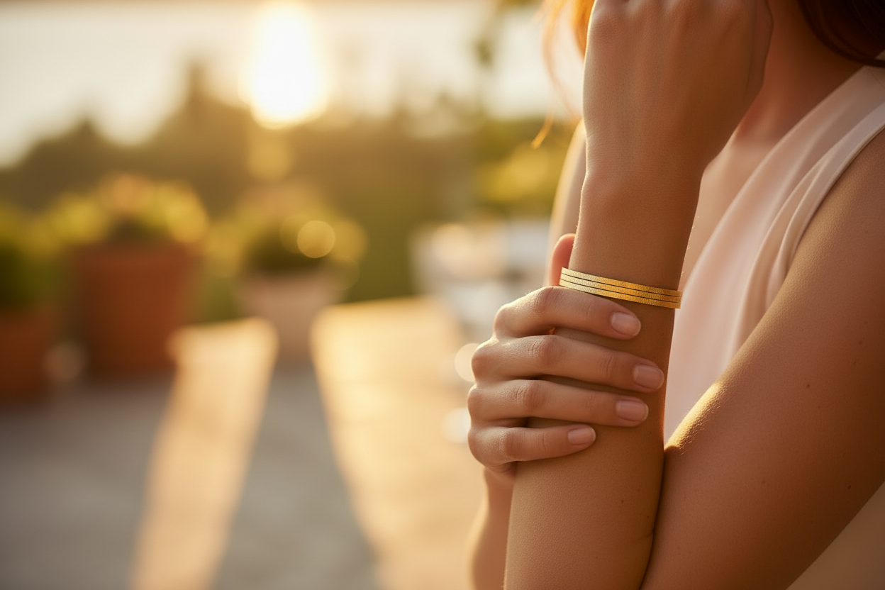 PULSERA TRIPLE ENLACE